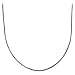 Sterling Silver 2mm Italian Spiga Chain Necklace, 24