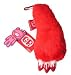Gloomy Bear Bloody Red Plush Keychain Straps