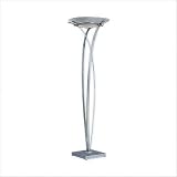 Zaneen Z6145ASL Toscana Floor Lamp, Antique Slate - Cream Scavo