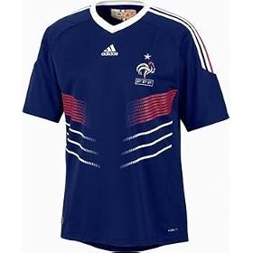 Team France 2010 World Cup Soccer Home Jersey SS XL New - Soccer Mugs and Cups