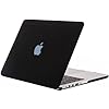Kuzy - Retina 13-Inch BLACK Rubberized Hard Case for MacBook Pro 13.3" with Retina Display A1502 / A1425 (NEWEST VERSION) Shell Cover - BLACK