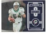 2007 Leaf Rookies and Stars Standing Ovation Blue #22 Zach Thomas - Miami Dolphins (Serial #'d 500) (Football Cards)
