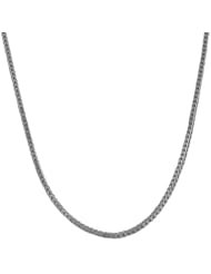 14 Karat White Gold 1.6 mm Round Franco Chain (18 inch)