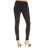 G by GUESS Cropped Back Zip Leggings