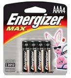 EVEE92BP4 - Energizer AAA Alkaline Batteries