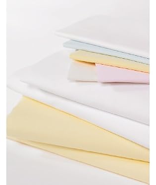 Plain cotton cot pillowcase CREAM
