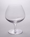 Set Of Four (4) - Romanian Glassware/Barware - Clear Crystal Glass - Sade Collection - 16 Oz Brandy Liquor Glasses