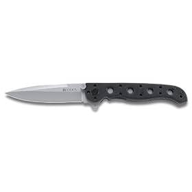 Columbia River Knife And Tool M16-01Z EDC (Every Day Carry) 3-inch Zytel Grey Folding Knife with Autolawk and Spear Point Razor Edge Blade, 7.125-inch Total Length