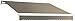 Awntech 14-Feet Maui-LX Left Motor with Remote Retractable Acrylic Awning, 120-Inch Projection, Taupe