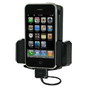 GSI Super Quality Wireless Hands Free Dock Mount Charger FM Transmitter Car Kit, for Ipod, IPhone 4G/3G/S, MP3, MP4, CD, DVD Players   LED Display   Includes Remote Control   Cigarette Lighter Plug In   Black