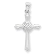 Sterling Silver CZ Celtic Cross Pendant