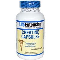 Life Extension Creatine Vegetarian Capsules, 120 Count