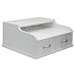 White Two Tier Charging Station