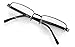 Specs Half Rimmed Rectangular Reading Glasses For Men - Free Microfiber Cleaning Pouch +2.00 Value 3 Pack