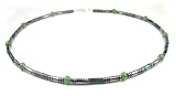 Men's Gemstone Necklaces In Sterling Silver, Beaded W/semi Precious He...