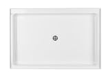 Swanstone R-3248-010 32-Inch by 48-Inch by 5-1/2-Inch Single Threshold Shower Floor, White Finish