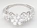 1.60 Carat Round Diamond Engagement Ring in 18ct Solid White Gold