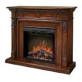 Dimplex Encore Torchiere Electric Fireplace - Walnut