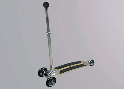 Kickboard Pro, silber, Aluminium,