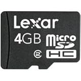 Lexar micro SDHC 4 GB Class 2 Flash Memory Card LSDMI4GBASBNA