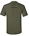 Marine Corps Bull Dog Front and Back Premium Men's T-Shirt (Medium, Military Green)