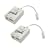 2 x Safecom SAMF-2000 Micro Filter for Broadband ADSL Router/Modem