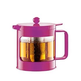 BODUM BEAN TEA PRESS PINK