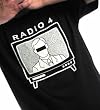 RADIO 4 - TV2 - Black T-shirt