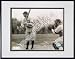 Ty Cobb, Detroit Tigers, With Batting, Sepia, Double Matted 8