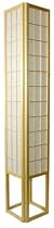 Zen Meditation Simple Décor - 6ft. Japanese Style Wood & Paper Shoji Lantern Oriental Lamp - Natural