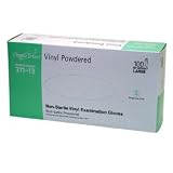 VINYL MEDICAL EXAM GLOVES LARGE 100/BOX