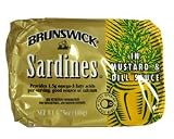 Brunswick Sardines in Mustard 3.75oz 12CT