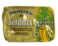 Brunswick Sardines in Mustard 3.75oz 12CT by Bumble Bee/Castleberry