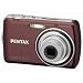 Pentax Optio E70 10MP Digital Camera with 3x Optical Zoom and 2.4 inch LCD (Wine Red)