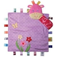 Taggies Peek-A-Boo Blanket 14X14 Rubbina Giraffe