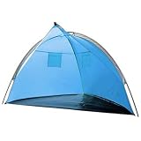 Black Canyon Neue Strandmuschel Sonnenschutz Sonnenzelt von BLACK CANYON blau