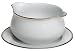 Nikko Ceramics Band of Platinum Gravy & Stand