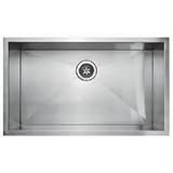 Fluid US3219 Point Kitchen Sink Single Bowl Undermount Square Corner i
