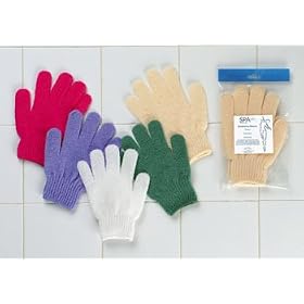 Exfoliating gloves