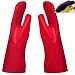 SiliconeZone Pair Of Oven Mitts, Bright Blue
