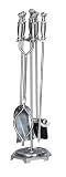 Outdoor Living : 5 Piece Brushed Stainless Steel Fireset