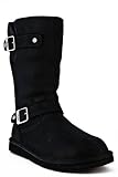 UGG &reg; Australia&nbsp;Kensington&nbsp;femme&nbsp;noire&nbsp;en cuir&nbsp;Bottes&nbsp;en peau de mouton&nbsp;5678 - 40