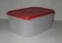 Tupperware Modular Mates Rectangular 2 Container in Red Passion