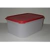 Tupperware Modular Mates Rectangular 2 Container in Red Passion