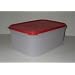 Tupperware Modular Mates Rectangular 2 Container in Red Passion