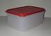 Tupperware Modular Mates Rectangular 2 Container in Red Passion