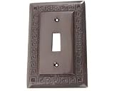 Single Switch Plate Cover Antique Bronze