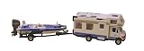 Class C RV & Speed Boat Toy