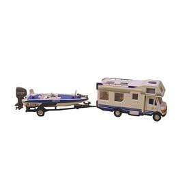 Class C RV & Speed Boat Toy