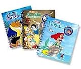 Story Reader- 3 Storybooks- Disneys Beauty and the Beast, Little Mermaid, & Snow White